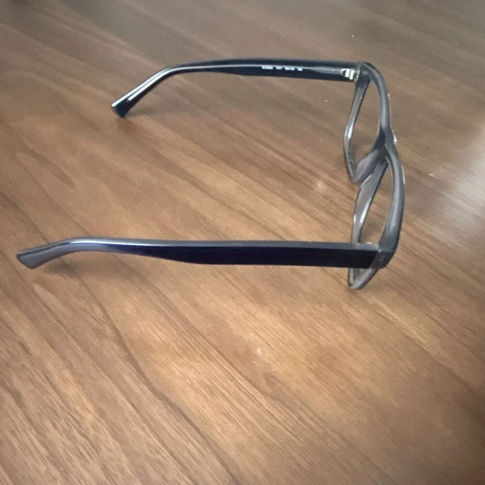 LensCrafters EC2002 Blue Rectangular Full Rim Plastic Eyeglass Frames 54-18-140